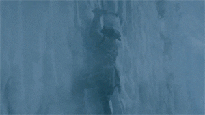 Game of Thrones actor climbing the icy wall