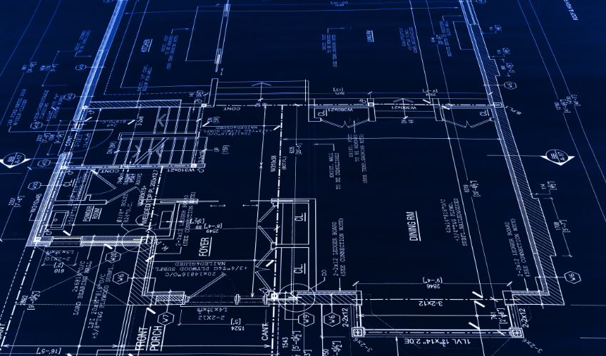 House renovation blueprint representing the comprehensive resources in Prosci Change Management Toolkit.